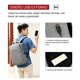 thumbnail image 2 of Mochila Escolar y de Viaje CM-TOP BAG24 Gris, Bolsa para Laptop con Cargador USB Antirrobo y Resistente, 2 of 3