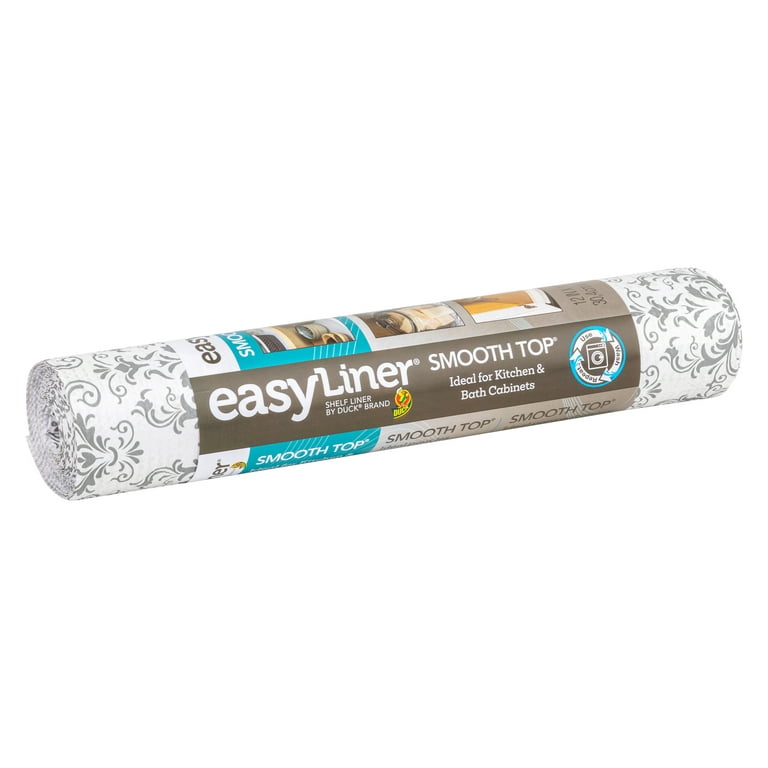 EasyLiner Smooth Top Shelf Liner, Gray, 20 in. x 6 ft. Roll 