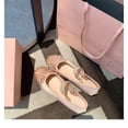 thumbnail image 4 of Women's Korean - Style Ballet Flats - Comfortable Round - Toe Satin Flat Shoes with Bow Detail for Daily Wear in All Seasons shoes for women dressy casual, 4 of 11