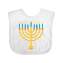 Inktastic Hanukkah Chanukah Menorah Boys or Girls Baby Bib