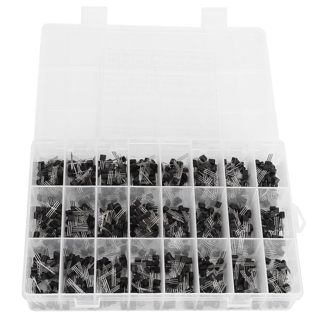 Kit de Surtido de Transistores, a 92 Transistores en Línea semiconductor de Potencia Pequeña para audio-video para hobby electrónica