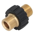 thumbnail image 2 of Pressure Washer Adapter Gun Hose Connector 5000PSI Washing Machine Replacement Parts Male M22 To Male M22(Inner Hole 14mm), 2 of 5