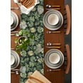 thumbnail image 5 of Hokiten Table Runners 120 Inches Long Dress Scarves, Summer Palm Tree Farmhouse Coffee/Dining/Kitchen Table Runner for Living Room, Welcome Tropical Botanical 13x120 Inch, 5 of 7