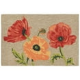 thumbnail image 1 of Liora Manne Ravella Indoor Outdoor Area Rug, Floral Poppies, 3' 3" x 4' 11", 1 of 5