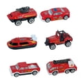 thumbnail image 1 of Alloy Toys Toys Friction Powered Transport Vehicles Boys Girls Niños Conjunto educativo Fiesta Favors Favoritos Tipo 2 6 Piezas kenally FN001044-02B, 1 of 6