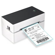 Aibecy Imprimante d'étiquettes d'expédition de bureau Imprimante thermique directe USB haute vitesse Étiquette autocollante 40-80 mm Largeur de papier pour l'expédition d'étiquettes de codes-barres d'affranchissement Compatible avec Ebay Shopif