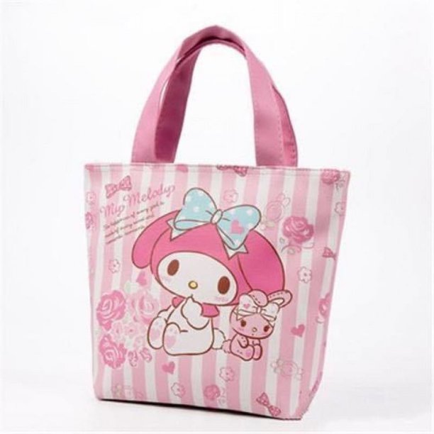 Q3YHelloKitty - Bolsa para almuerzo con diseño de Hello Kitty, diseño de perro con orejas grandes, de poliuretano, ecológica