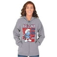 thumbnail image 3 of Arizona AZ Grand Canyon Cool Smurfs Zip Up Hoodie Men's Women's Brisco Brands S, 3 of 5