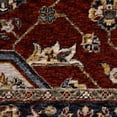 thumbnail image 3 of Oriental Weavers Aberdeen Area Rug - 4151R - 5'3" x 7'6" - in Red/ Blue - Vintage Inspired, Stain Resistant, Family and Pet Friendly , Bedroom, Office Rug, 3 of 4