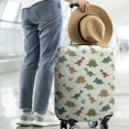 thumbnail image 2 of Light Green Dinosaurs Plants Pattern Luggage Cover Fashion Suitcase Cover Baggage Covers Fit 25-28 Inch Luggage (Go Travel), 2 of 5