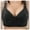 Black, variant on Women Fashion Casual Breathable Top Bra Underwear Without Steel Ring Gathering And Adjusting Bra Underwear Scrappy Bra Women Wireless Bra Womens Wireless Bra Workout Sports Bras Womens Bras Front