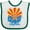 White and Green, variant on Inktastic Graffiti Arizona State Flag Boys or Girls Baby Bib