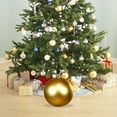 Hot Sale！Large Christmas Ball Ornaments,Giant Durable Plastic Christmas Ball Hanging Decoration