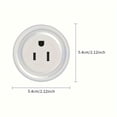 thumbnail image 3 of QJUHUNG Graffiti WiFi Smart Socket Remote Control Timer Switch Support Smart Speaker Voice Control Google Assistant Support, 3 of 6