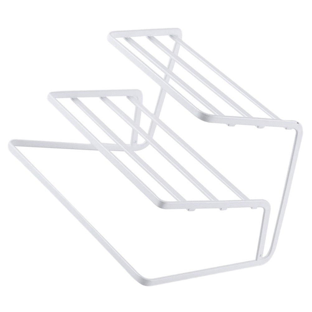 TAILTOSS 1Pc White Cutlery Drying Rack Iron Storage Holder for Kitchen with Quick Drying Feature