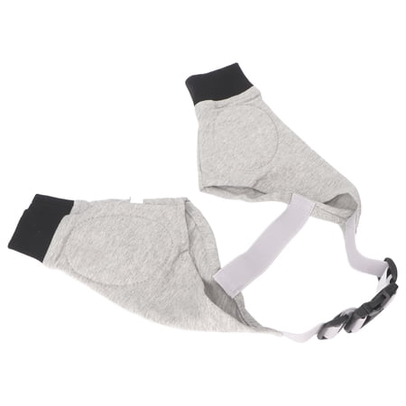 Dog Elbow Protector Dog Front Leg Braces All Round Protection High Elastic Gray Black Adjustable For Winter