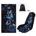 thumbnail image 5 of KUIFORTI Butterfly Car Seat Covers for Women, Beach Towel, Butterfly Car Decor, Absorbent Microfiber Front Seat Protector (Gym, Sports, Yoga Mat ), 5 of 8