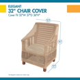 thumbnail image 2 of Elegant Cover, Fits Outdoor Patio Chairs 32" Wide, 2 of 8