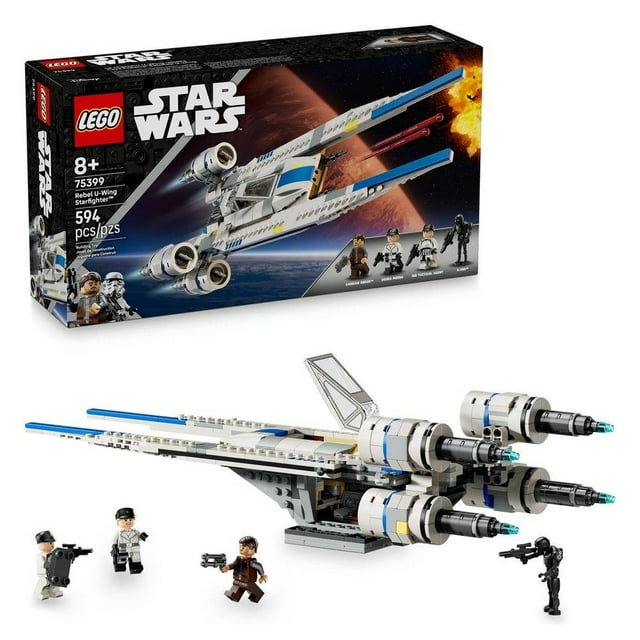 Set LEGO Star Wars Caza Estelar Rebelde Ala-U 594 Piezas