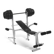 US Weight 80-Pound Weight and Bench Combo
