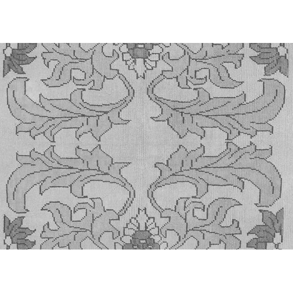 Ahgly Company Indoor Rectangle Abstract Gray Modern Area Rugs, 5' x 8'