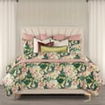 thumbnail image 3 of SIScovers  Floral Velvet Duvet & Insert Set Golden Roar Twin 5 Piece, 3 of 5