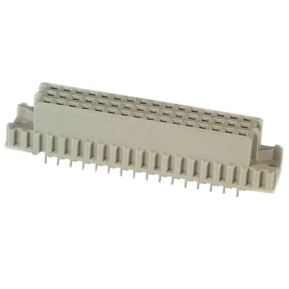 535070-5 Connector DIN Receptacle 48 Position PCB Female Sockets Gold Through Hole