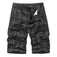 thumbnail image 1 of toraway Cargo Pants for Men Work Spandex Mens Casual Mid Waist Pant Short Cargo Pant Solid Splice Pocket Drawstring Shorts Fashion Solid Color Loose Pant Short 29, 1 of 4