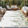 thumbnail image 2 of Green Eucalyptus Leaves Outdoor Rug for Patio/Deck/Porch, Non-Slip Large Area Rug 5 x 7 Ft, Spring Floral Weeping Farmhouse Indoor Outdoor Rugs Washable Area Rugs, Camping Rug Carpet Runner, 2 of 8