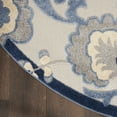 thumbnail image 4 of Nourison Aloha Indoor/Outdoor Blue/Grey 7'10" x ROUND Area Rug, (8 Round), 4 of 9