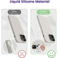 thumbnail image 6 of for iPhone 14 Pro Max Case, Silicone Shockproof Slim Thin Phone Case for iPhone 14 Pro Max 6.7 inch (Stone), 6 of 13