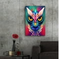 thumbnail image 6 of Epic Art 'Fantasy Owls 2' by Romantz Art, Acrylic Glass Wall Art, 24"x36", 6 of 8