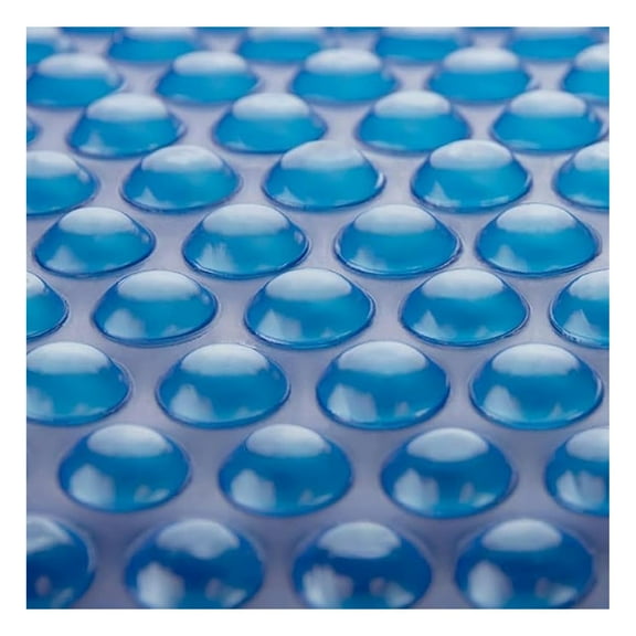 Blue 16 ft x 32 ft Rectangle Solar Cover | 800 Series | Heat Retaining Blanket for Rectangular Inground & Above Ground Swimming Pools | Use Sun to Heat Pool | Bubble Heating Blankets
