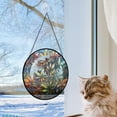 thumbnail image 3 of Personalized Weed Suncatcher Stained Glass Suncatchers, Weed Ornament for Sun Catcher Indoor Window, Weed Painted Glass Panel Décor EVWTsJ (Weed 5), 3 of 3