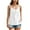 White, variant on LYXSSBYX Blouses for Women Short Sleeve Women's Casual Solid Color Sleeveless Crew Neck Top