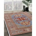 thumbnail image 3 of Ahgly Company Machine Washable Indoor Rectangle Industrial Modern Chestnut Red Area Rugs, 5' x 7', 3 of 7