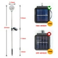 thumbnail image 6 of Rirool Decorative LED Solar Stake Lights, 2 Pack Warm White Outdoor Solar Globe Lights, Waterproof Garden Pathway, Yard, Patio, Walkway Landscape Lighting, 6 of 8