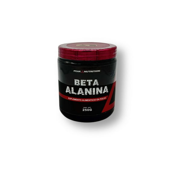 Beta Alanina PEAK Nutrition 250 g – Suplemento alimenticio en polvo para alto rendimiento físico y resistencia muscular