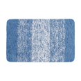 thumbnail image 2 of Ankereame Non Slip Absorbent Microfiber Bath Mat, Soft Flocked Quick Dry, 15.7x23.6 Inch Blue for Bathroom Shower Tub, 2 of 7