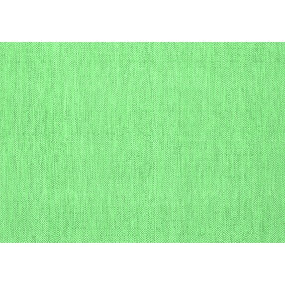 Ahgly Company Indoor Rectangle Abstract Emerald Green Contemporary Area Rugs, 3' x 5'