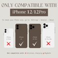 thumbnail image 6 of WALLI Cases for iPhone 12/12 Pro Case Aesthetic Wallet Phone Case Card Holder, Securely Holds up to 2 Cards - Cute, Trendy Phone Cover for Women, fits iPhone 12/12 Pro, with Kickstand & Finger Strap, 6 of 7