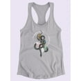 thumbnail image 3 of Crystalline Serpent I Racerback Tank Women -Grace Popp Designs, Female Small, 3 of 4