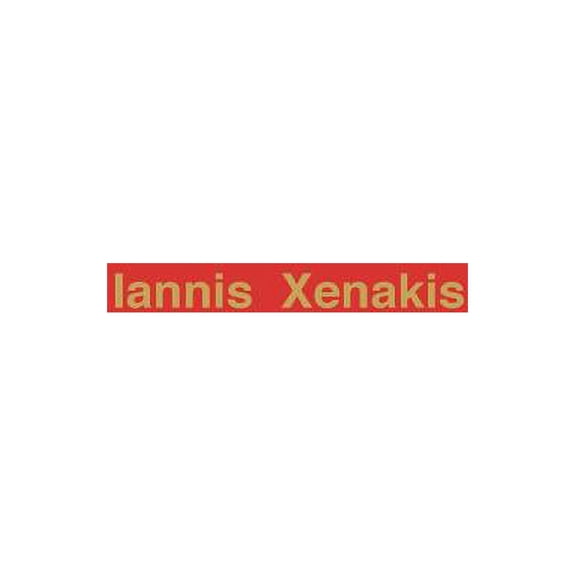 Iannis Xenakis, the Man and His Music: A Conversation with the Composer and a Description of His Works, (Hardcover)