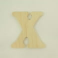 thumbnail image 3 of Package of 1, 10 Inch X 3/4" Thickness Baltic Birch Wood Letter X in The Goudy Heavy Font, Thick, Upper Case for Art & Craft Project, Made in USA, 3 of 4