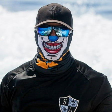Grinding Face Shield - Salt Armour Twisted Joker Clown Face Shield Wind Sun Protection Mask SA
