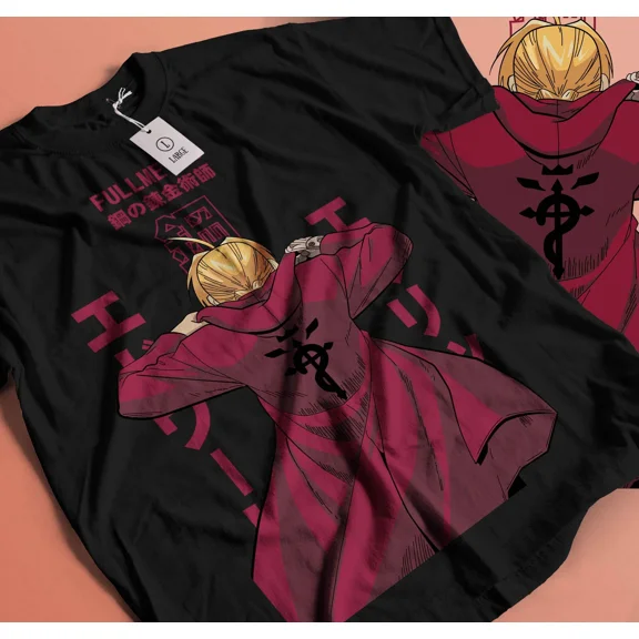Fullmetal Alchemist T-Shirt Brotherhood Alphonse Elric Anime Gift Shirt 369 | eBay