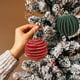 thumbnail image 4 of 6CM Flocking Christmas Balls Dark Color Velvet Christmas Balls Christmas Tree Hanging Decoration, 4 of 6