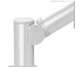 thumbnail image 4 of CRL A19LAT Satin Anodized ACRS Lower Adjustable Tee Adaptor, 4 of 6