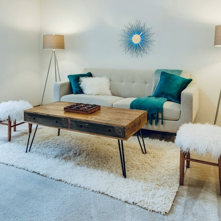 Ardeola - Medusa Turquoise - 23.5 Quartz Analog Battery Powered Architectural Wall Clock