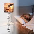thumbnail image 4 of 12 Inch Wall Clock Battery Operated Silent Clock Decorative for Office, Kitchen, Outdoor, Living Room，Beautiful Dolphin Sunset Ocean Sea Pattern, 4 of 4